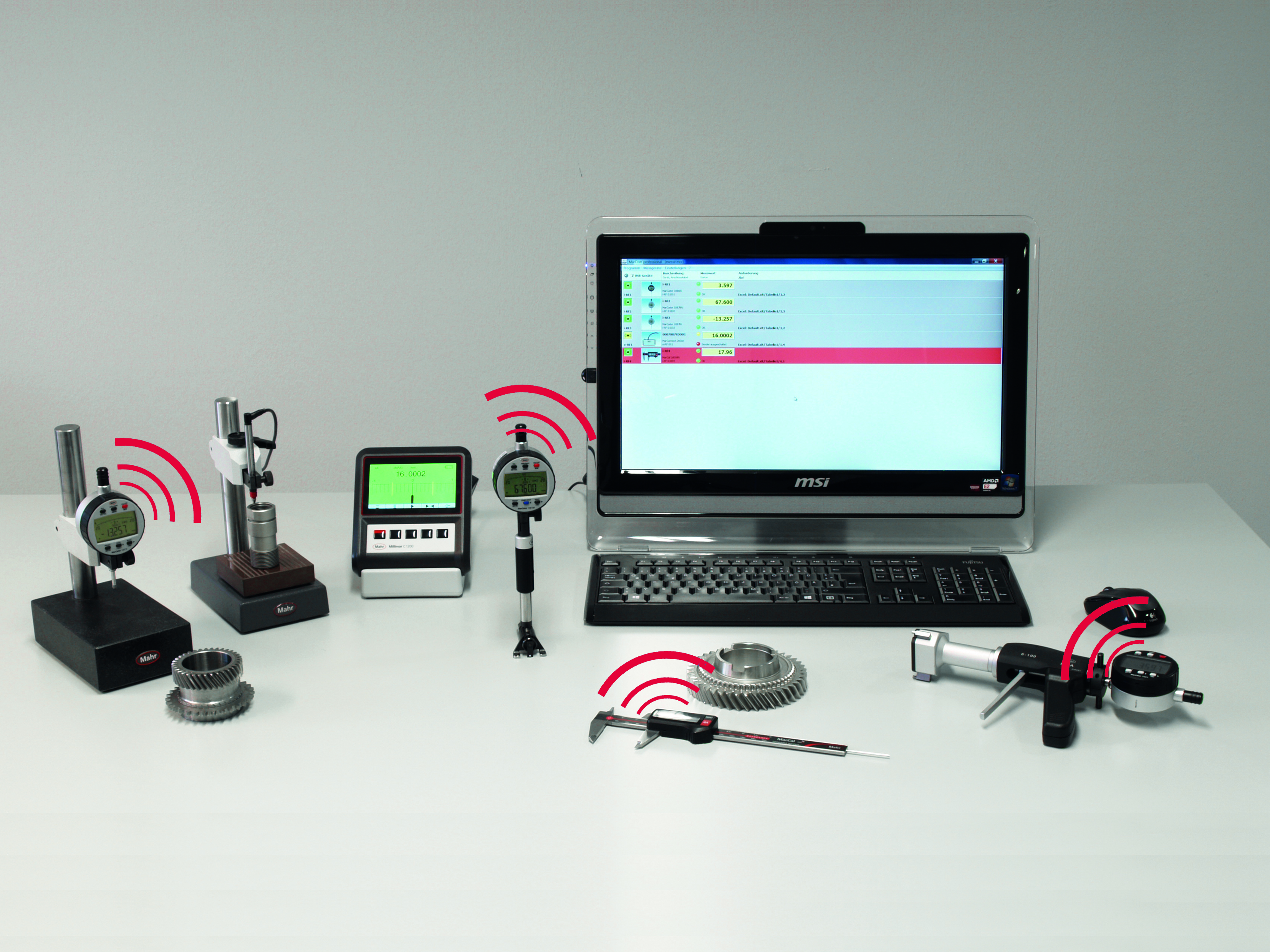 Wireless gauging technology