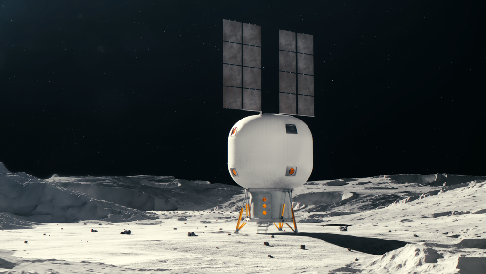 Artist's impression of a lunar Max space habitation