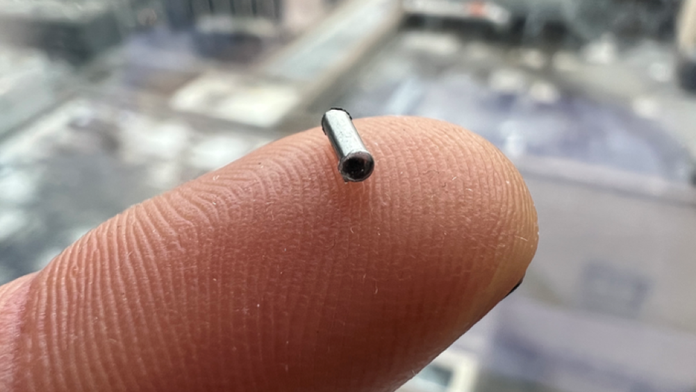 Houston Methodist Research Institute nanomedicine researchers used an implantable nanofluidic device smaller than a grain of rice to deliver immunotherapy directly into a pancreatic tumour