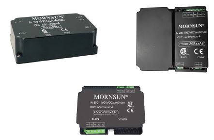 DC/DC converters for industrial and solar array applications