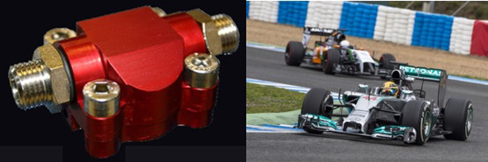 F1 racing car application