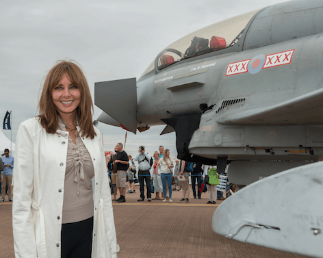 Carol Vorderman at RIAT