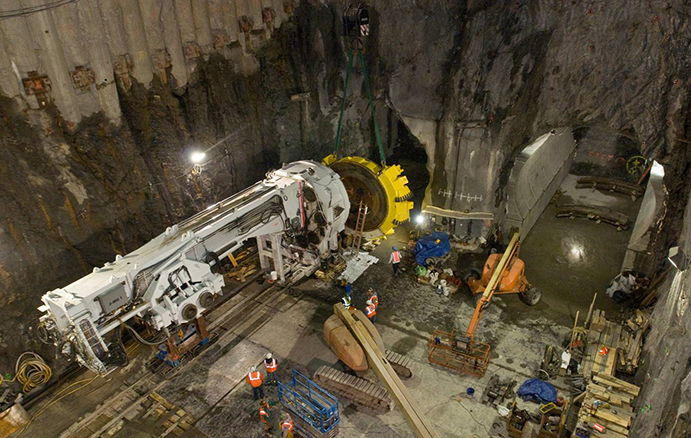 tunnel-boring machine