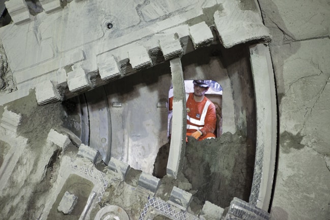 Different size tunnels in the Crossrail 2 project may help increase the ventilation flow