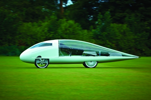 Resolution's elegant teardrop shape represents a new take on solar car design